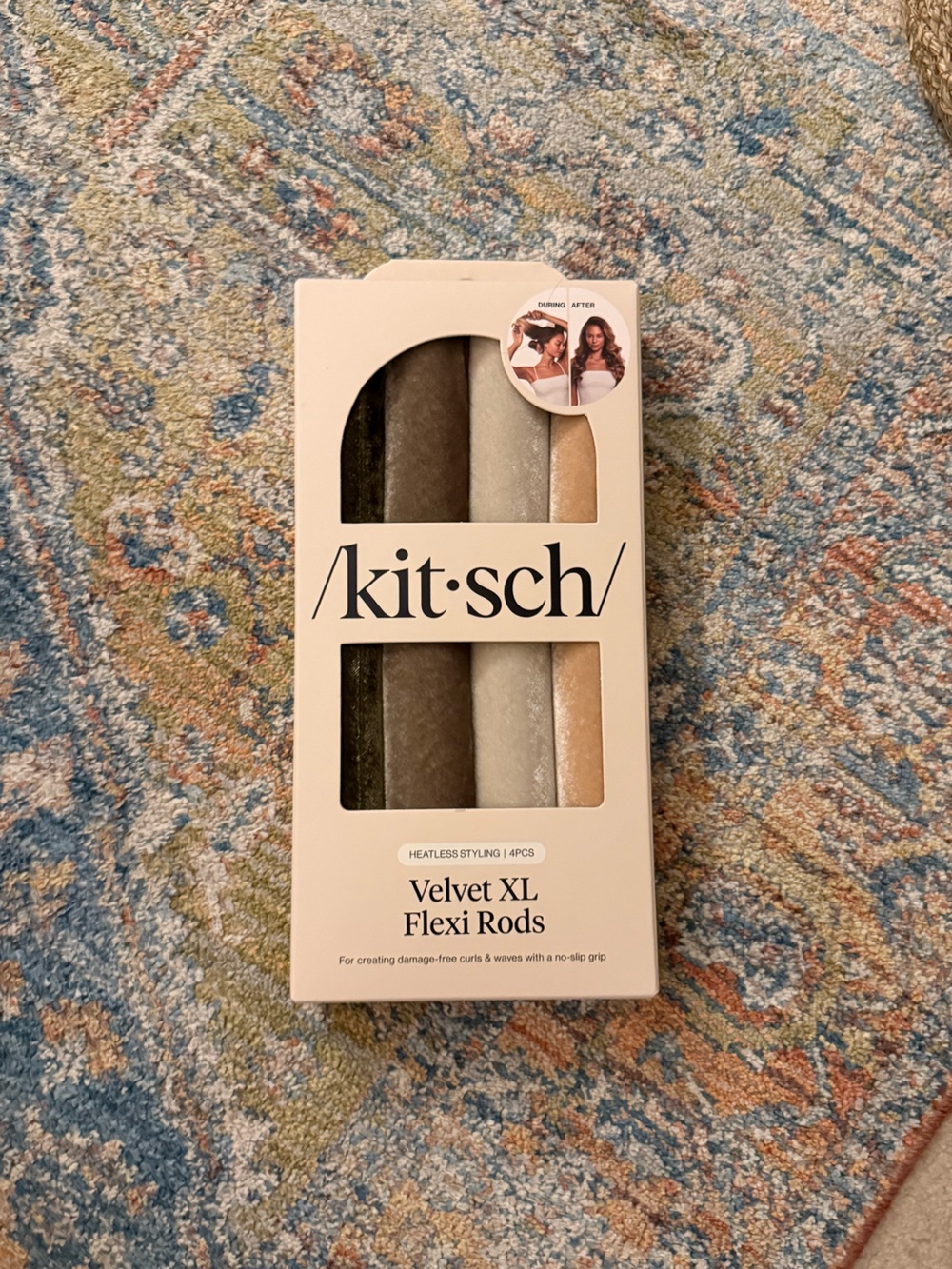 Kitsch Velvet XL Flexi Rods - Neutral Tones